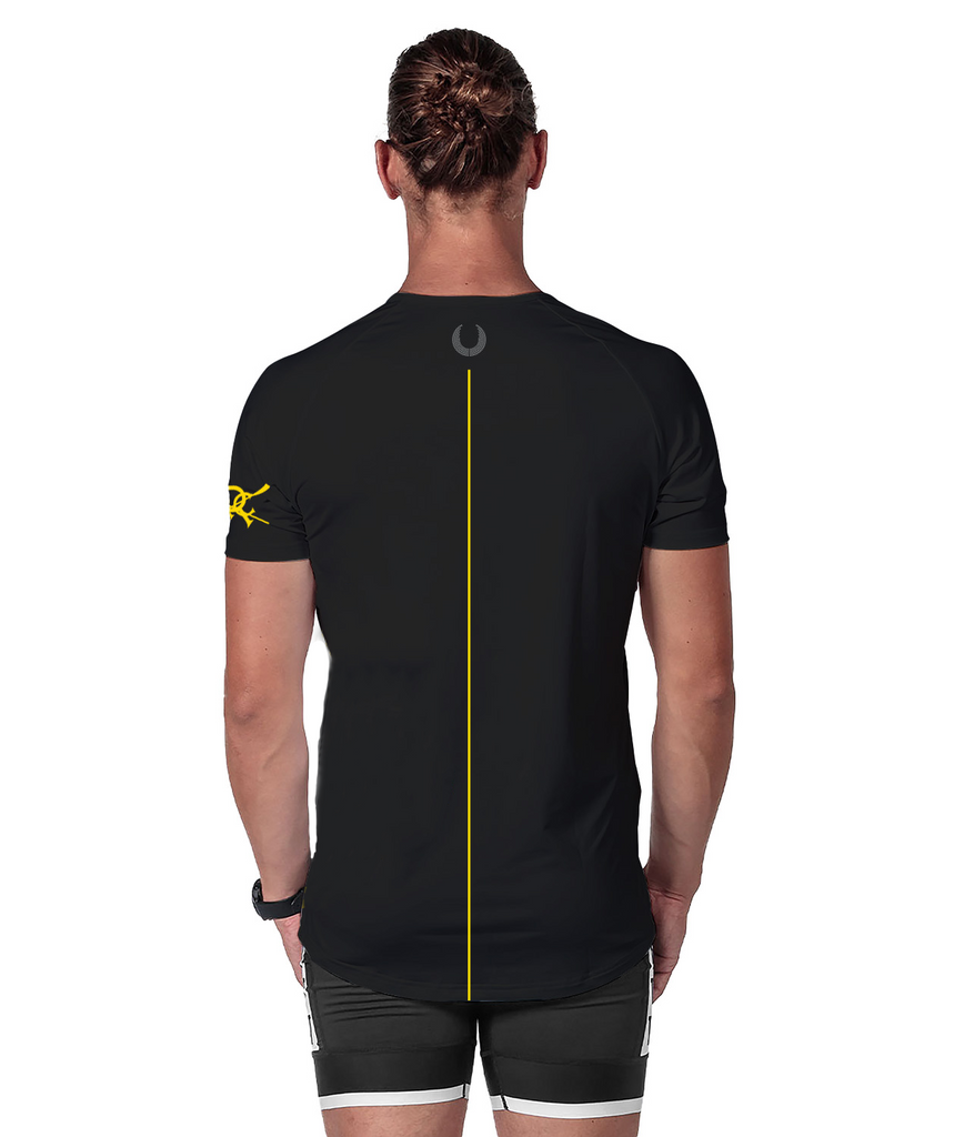 Men's Richmond Rowing Club Active T-Shirt SS - Black