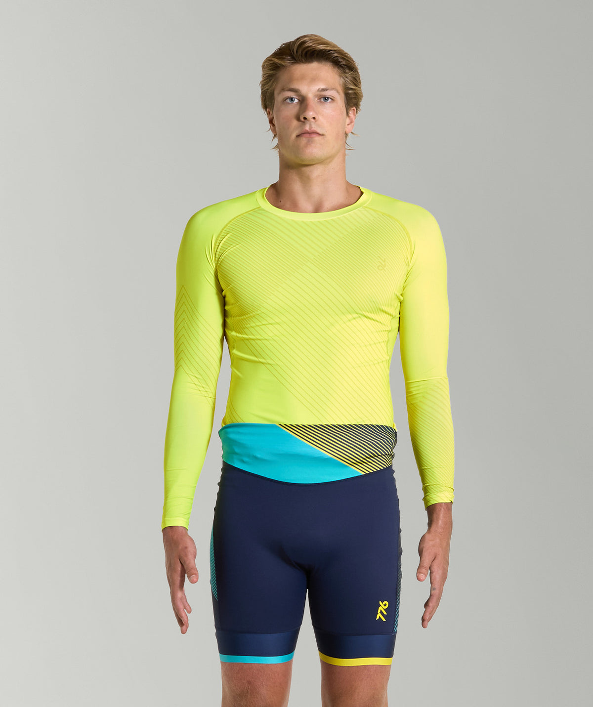 Men's Velocity Base Layer LS - Neon Yellow