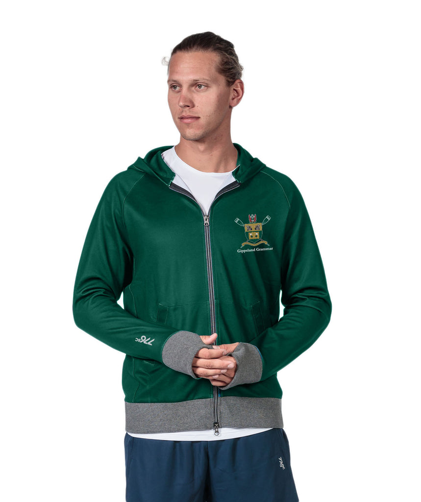 Men's Gippsland Grammar Full Zip Hoodie - Green