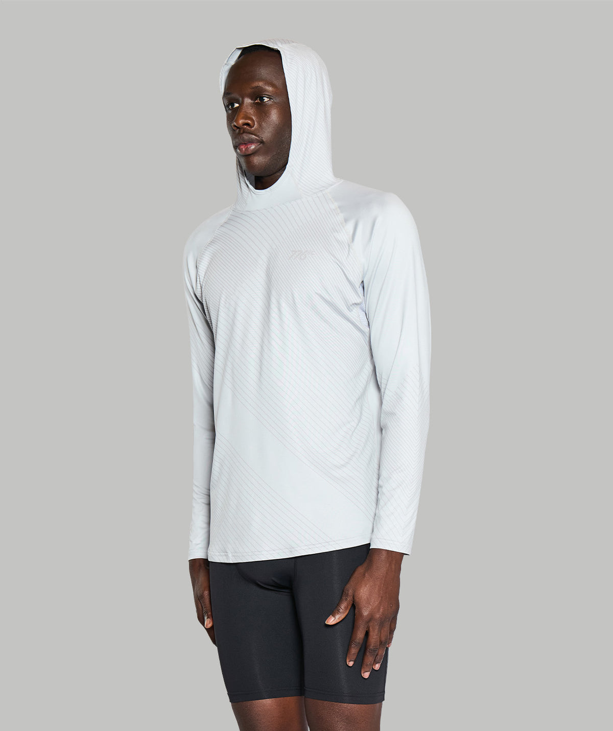 Men's Wreath Sun Hoodie - Graphic Gray