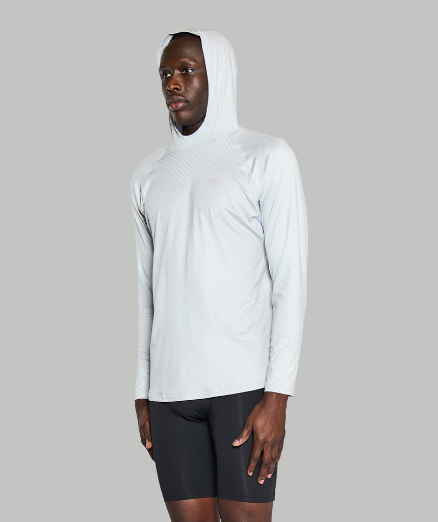Men's Wreath Summer Hoodie - Graphic Gray