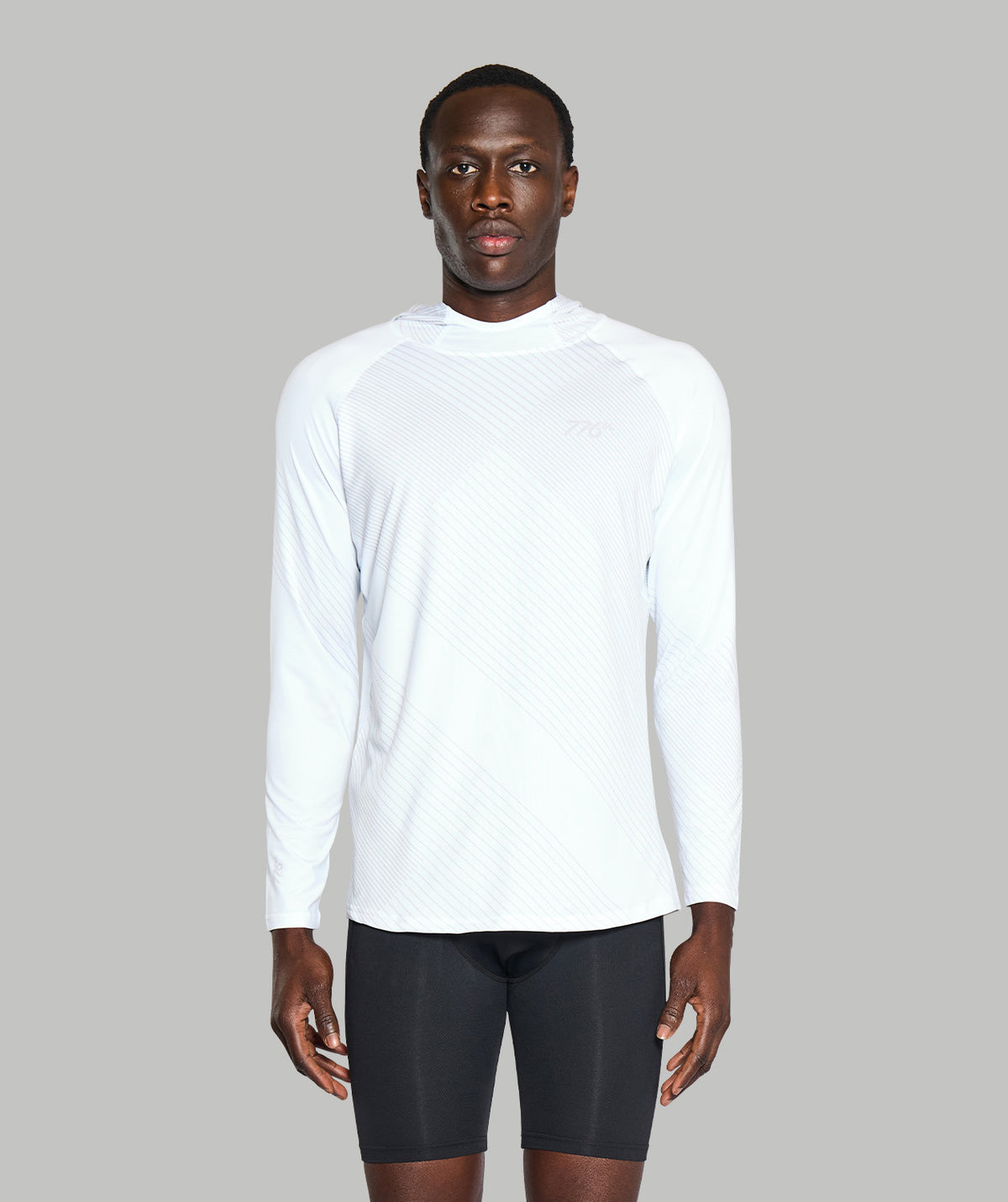 Men's Wreath Sun Hoodie - Graphic White