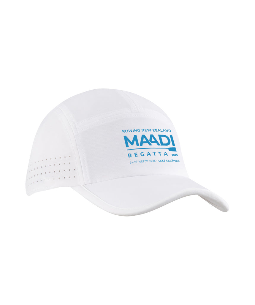 Unisex Rowing New Zealand Maadi 2025 Performance Cap - White/Blue