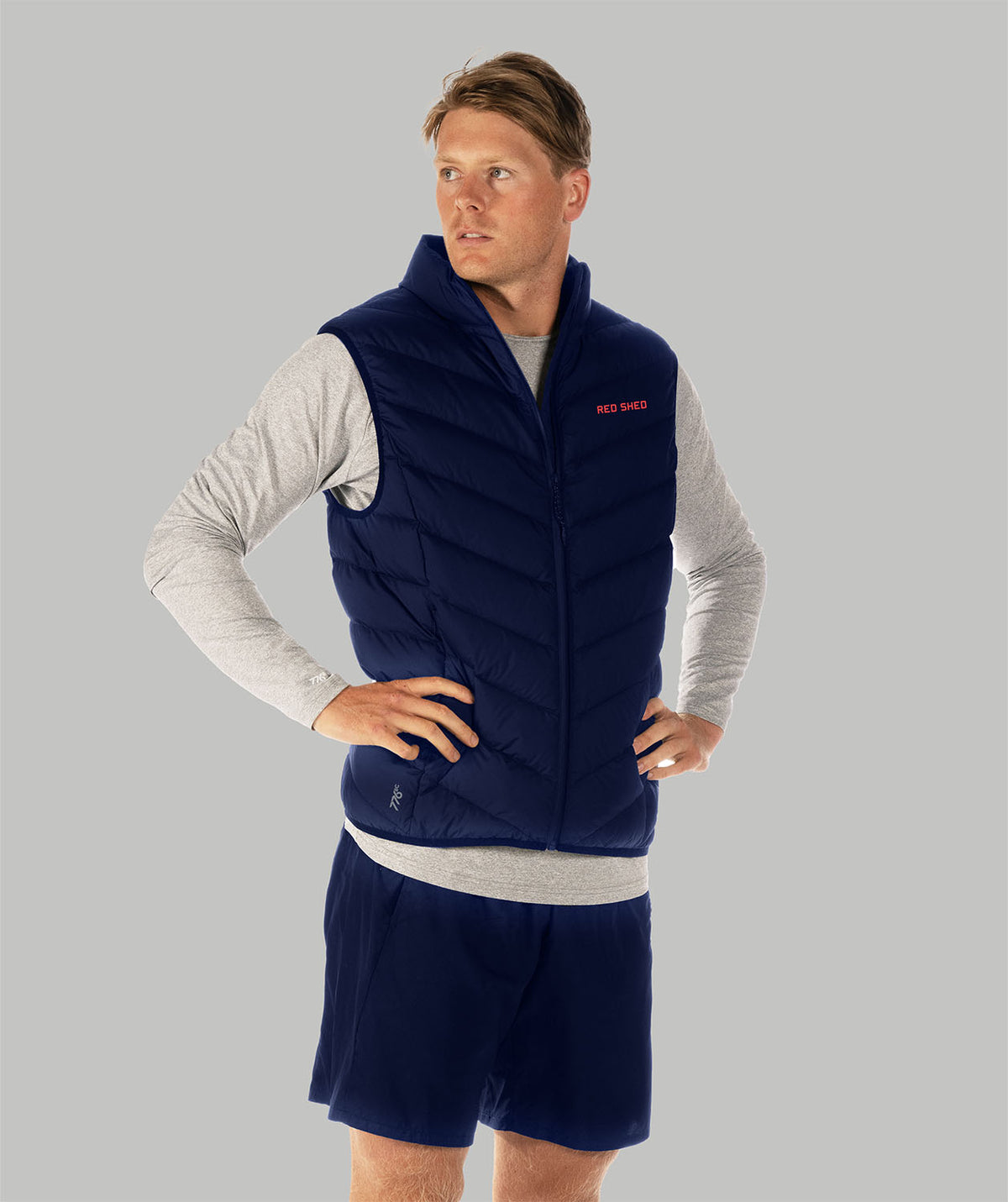 Men's Red Shed Cumulus Puffer Vest - Navy