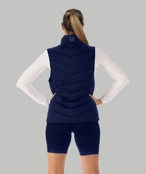 Women's Red Shed Cumulus Puffer Vest - Navy