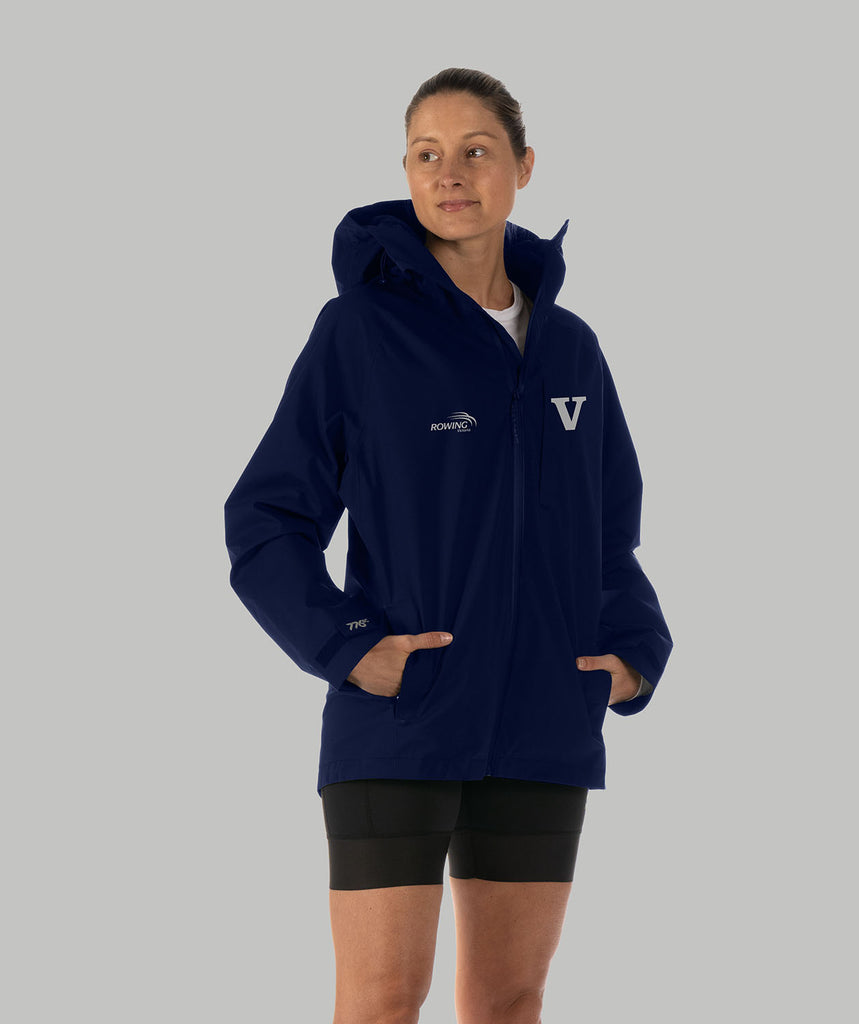 Women's Rowing Victoria Polar Vortex Waterproof Jacket - Navy