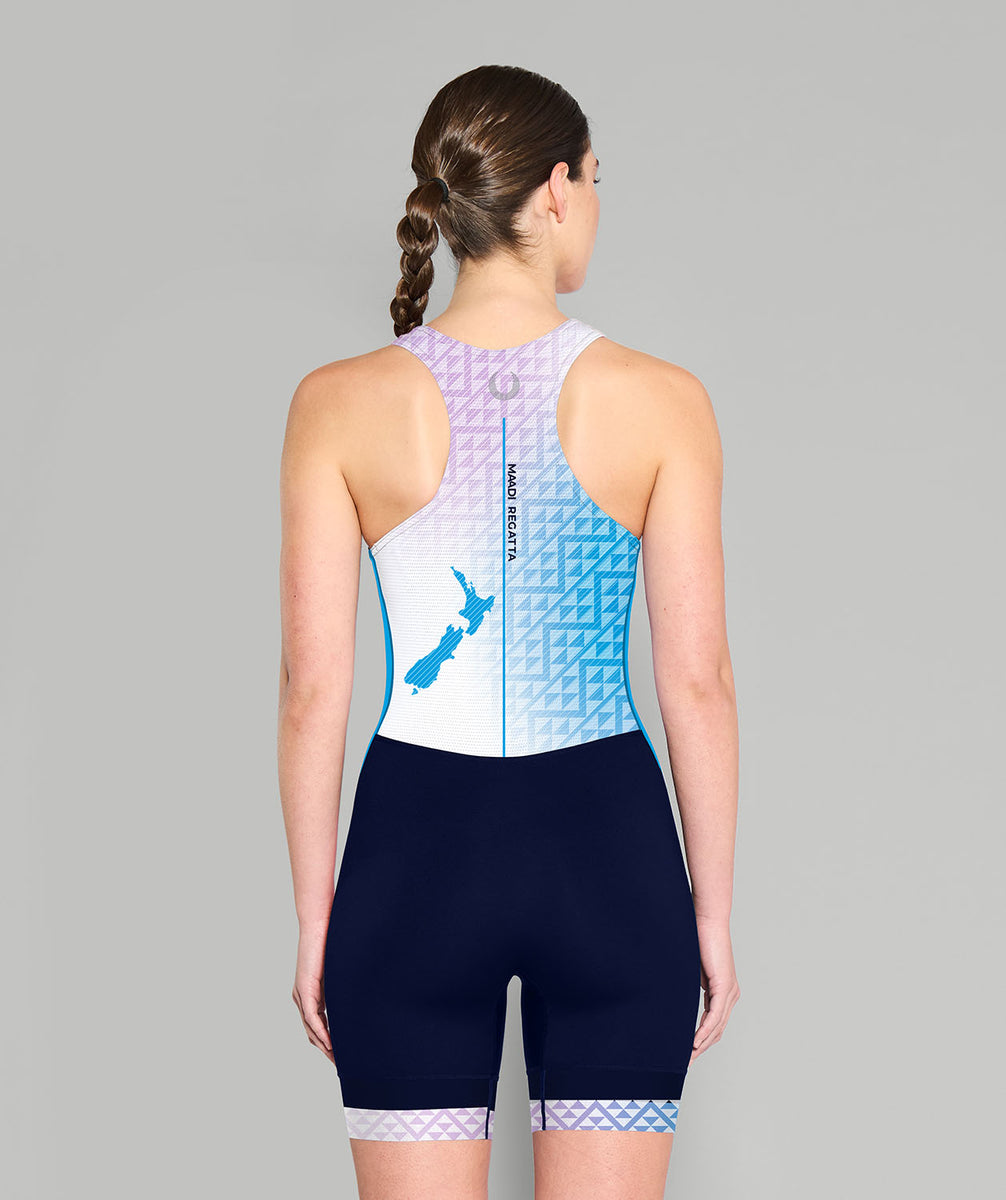 776 Bc Rowing Women's Rowing New Zealand Maadi 2026 Pro Unisuit - Navy/Blue | 776BC ...