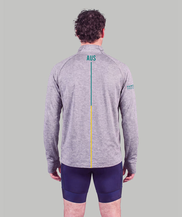 Men's 776BC X Rowing Australia Pro Tour 1/4 Zip LS - Marle