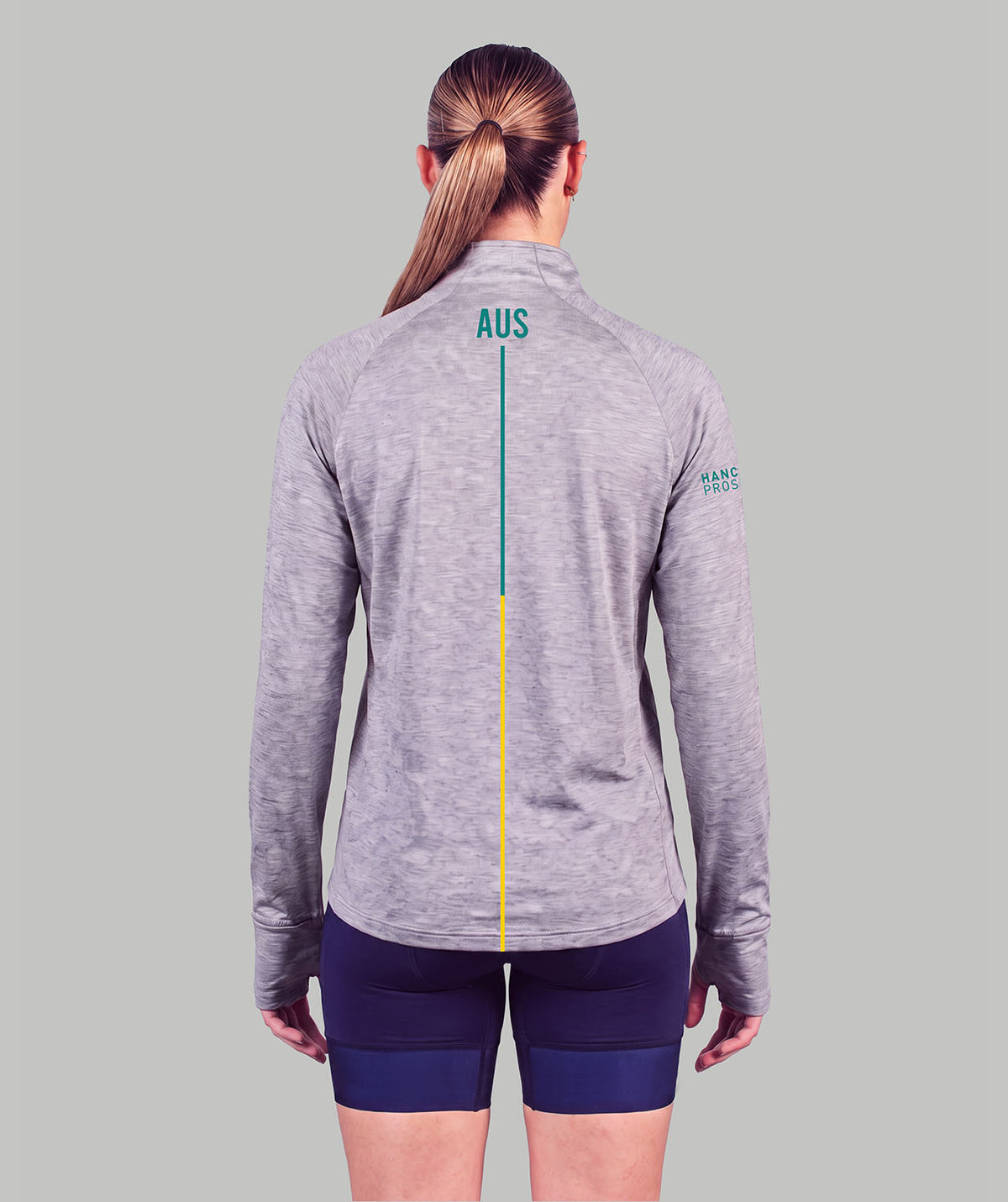 Women's 776BC X Rowing Australia Pro Tour 1/4 Zip LS - Marle
