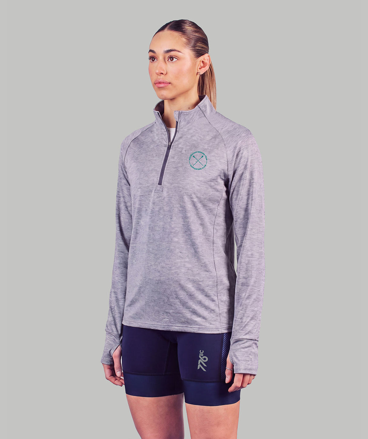 Women's 776BC X Rowing Australia Pro Tour 1/4 Zip LS - Marle