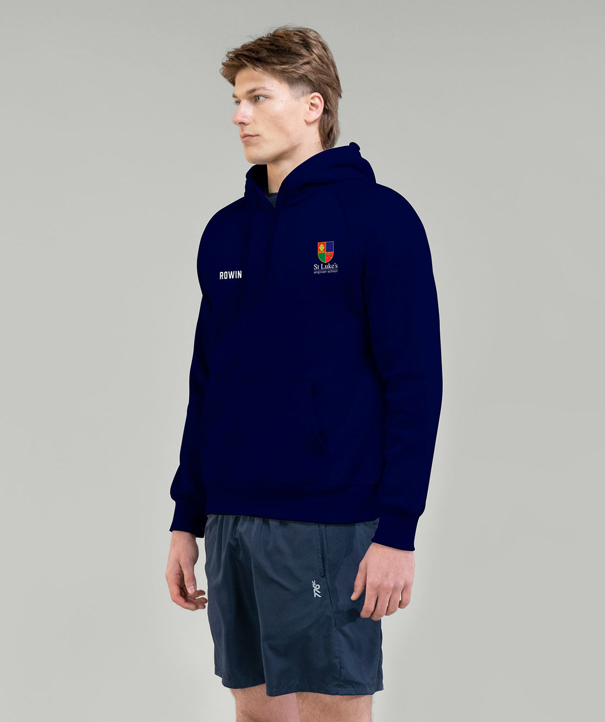 Unisex St Luke's Anglican School Pop Over Hoodie - Navy