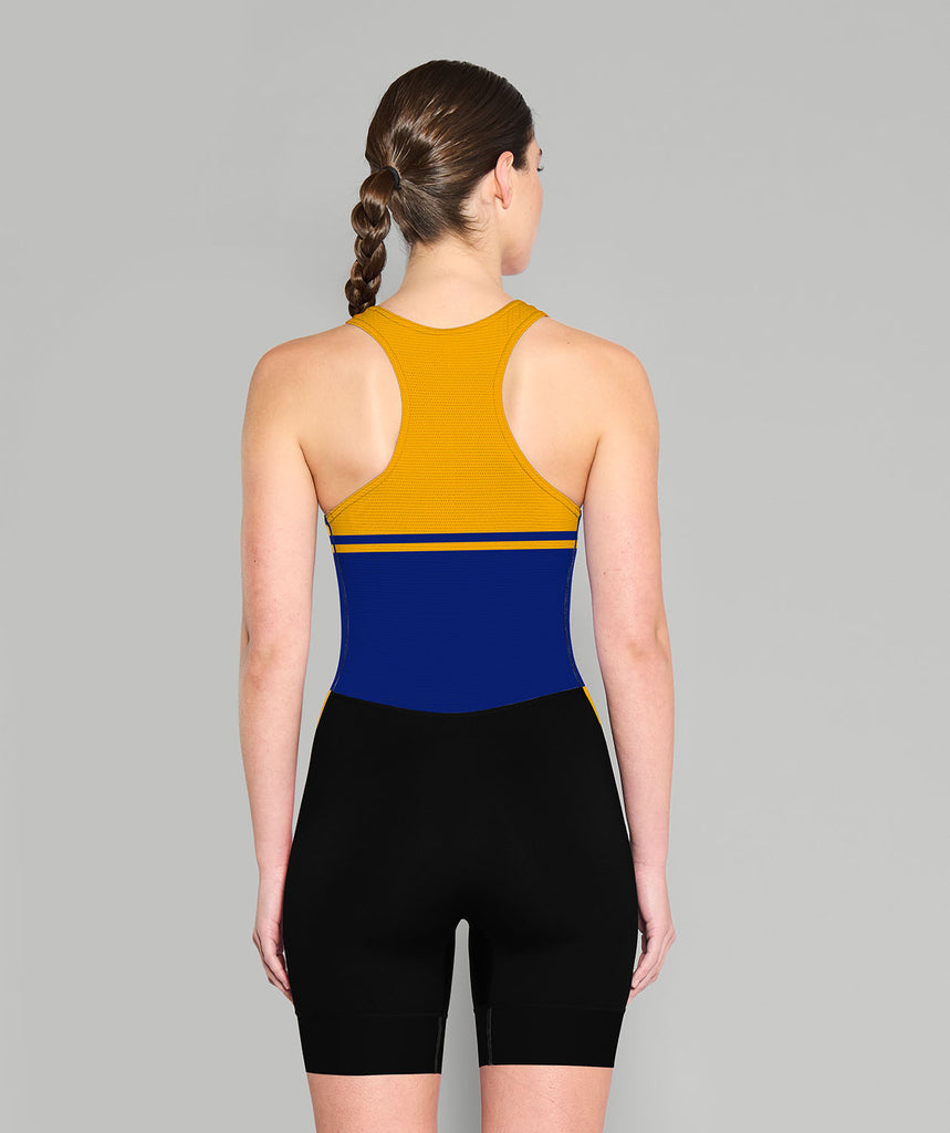 Women's Toowong Rowing Pro Unisuit - Blue/Yellow