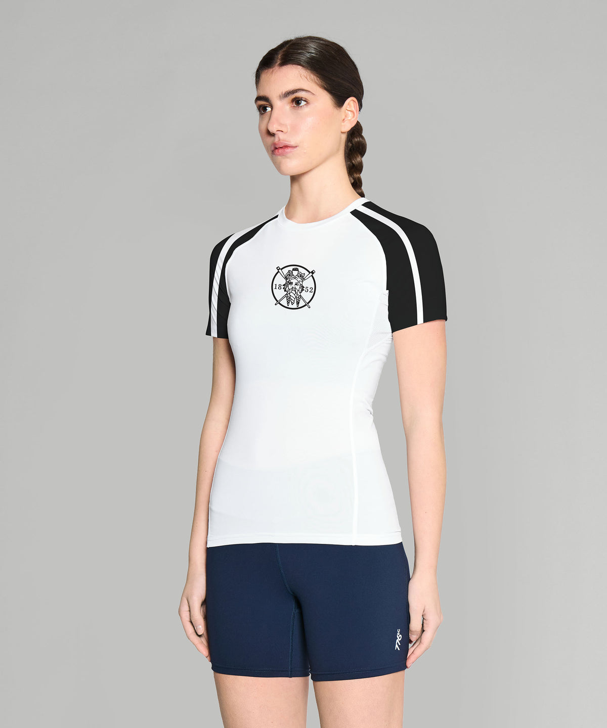 Women's Tyne Amateur Rowing Club Base Layer SS - White/Black