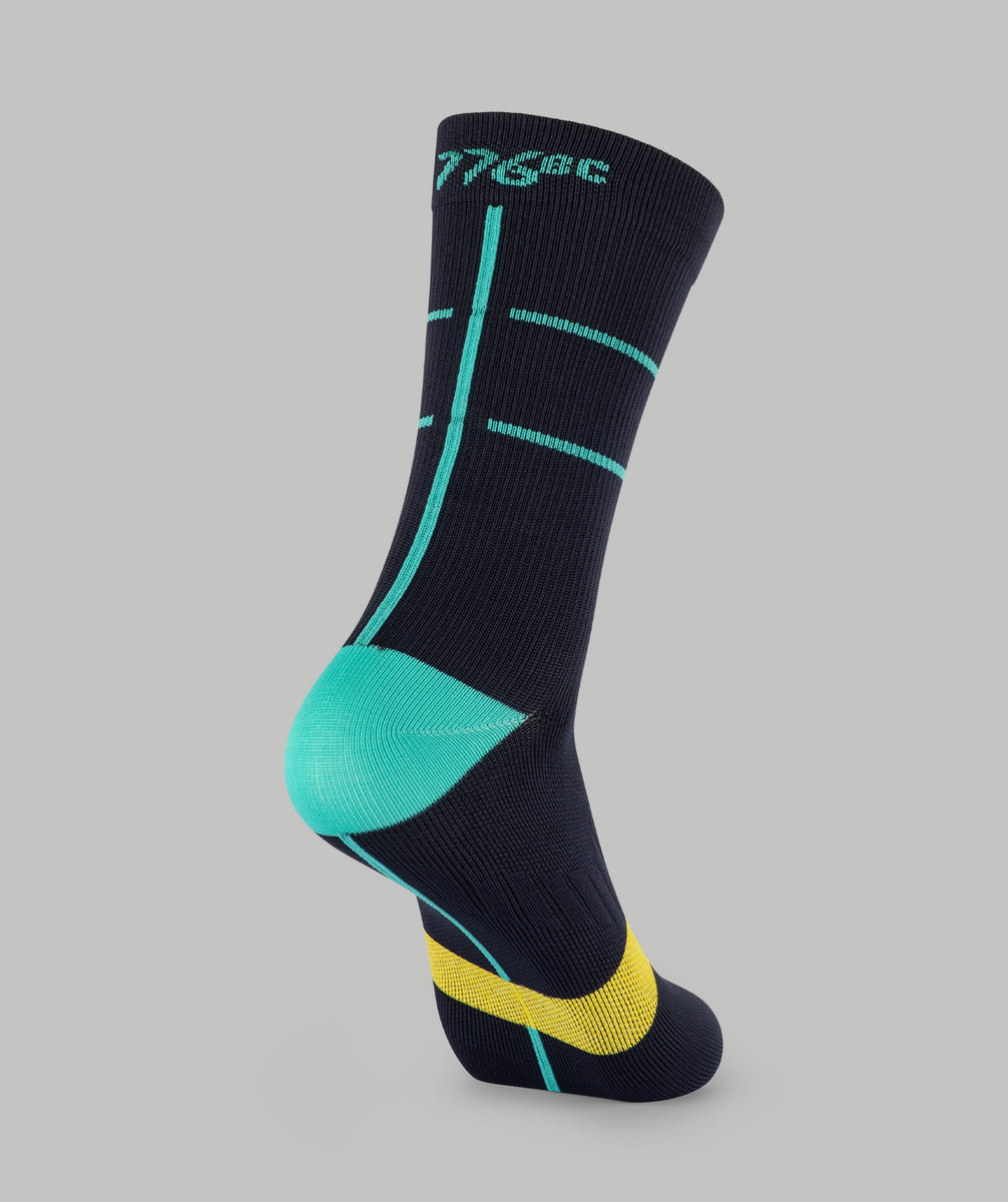 Motion Performance Socks - Navy/Arctic Green | 776BC – 776BC ...