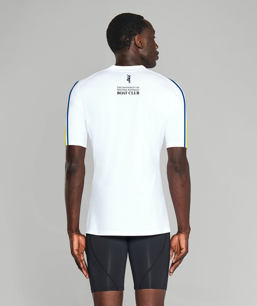 Men's UWA Boat Club Base Layer SS - White