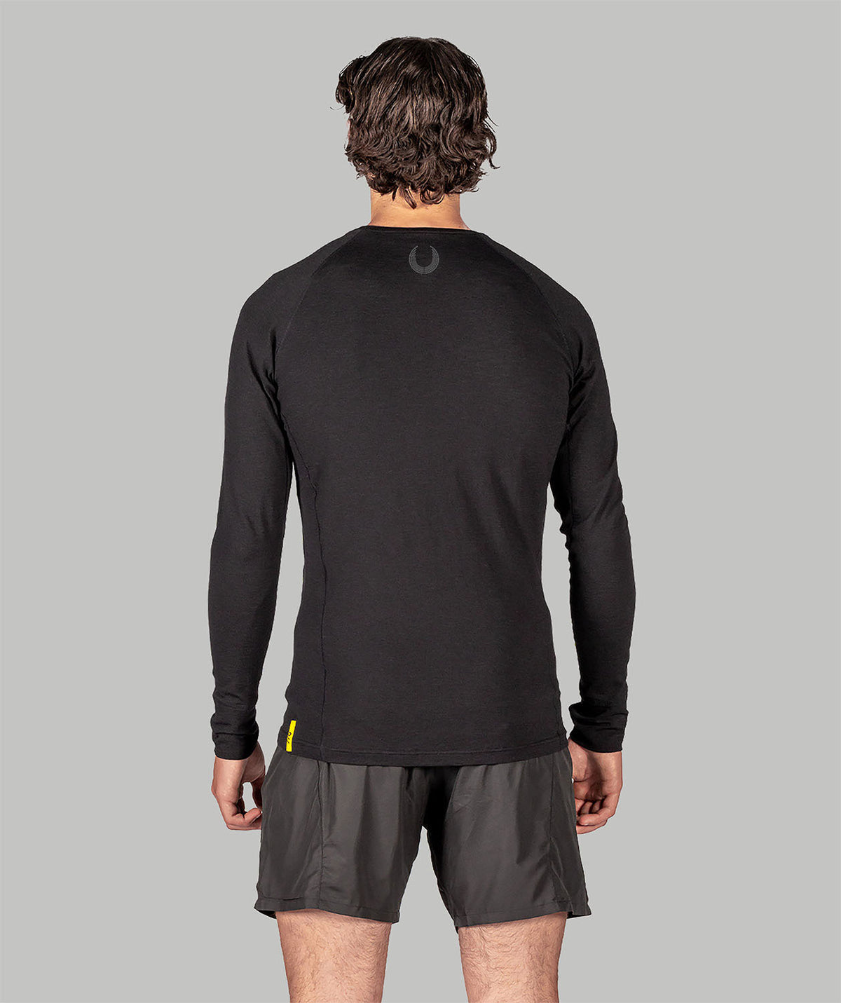 Men's Waikato Rowing Pro-Merino Crew LS - Black