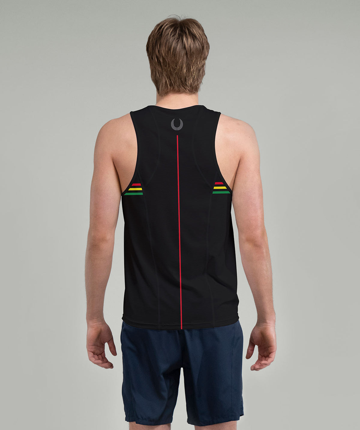 Men's Waikato Rowing Performance Tank - Black