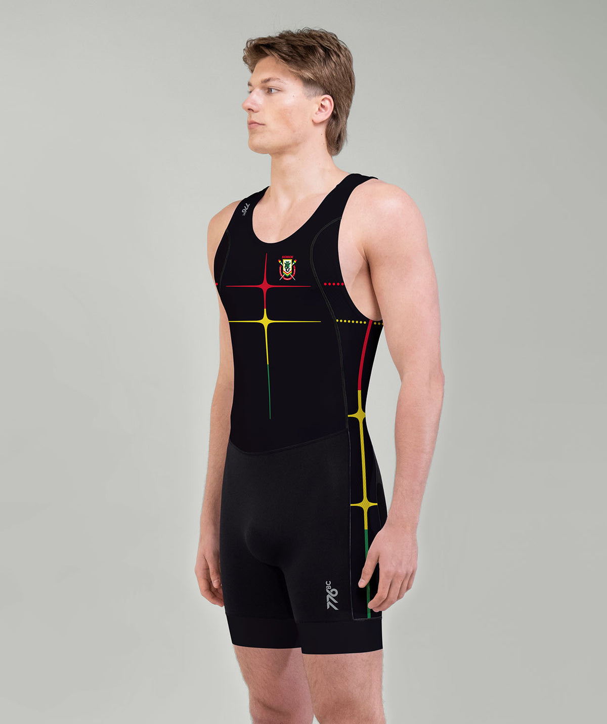 Men's Waikato Rowing Motion Pro Unisuit - Black/Multi