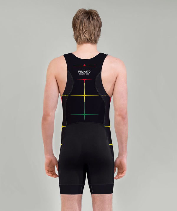 Men's Waikato Rowing Motion Pro Unisuit - Black/Multi
