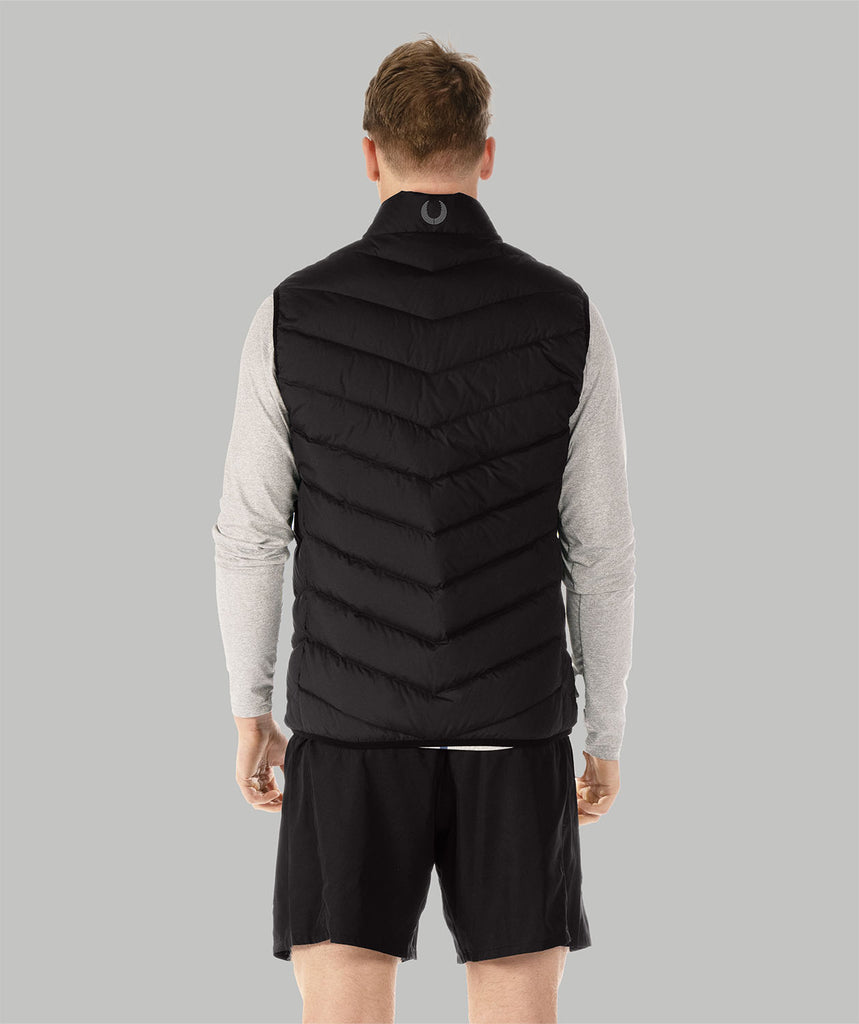 Men's Waikato Rowing Cumulus Puffer Vest - Black