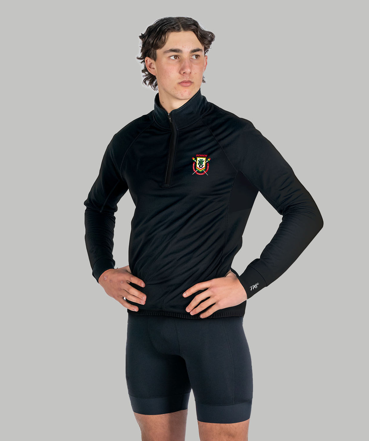 Men's Waikato Rowing Shield Jacket - Black