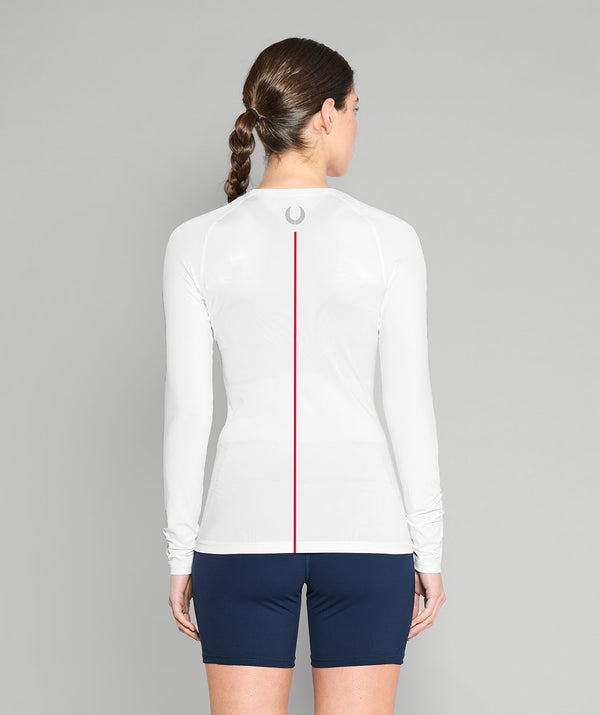 Women's Waikato Rowing Winter Base Layer LS - White