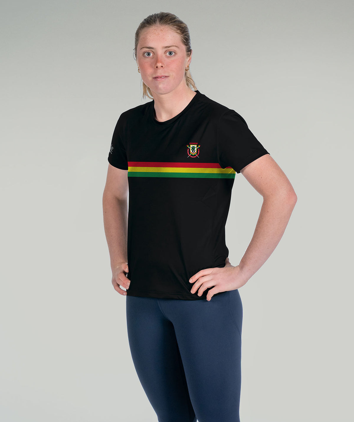 Women's Waikato Rowing Performance Tee SS - Black