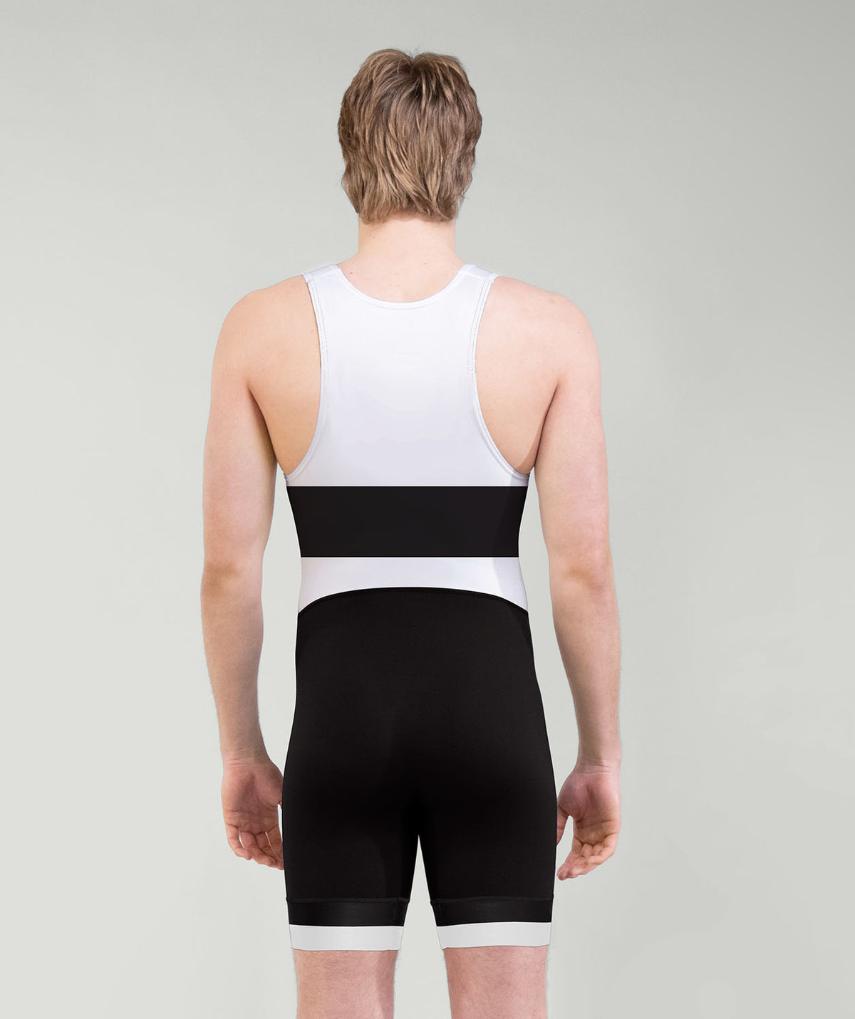 Men's Whakatane Rowing Club Streamline Unisuit Leg Band - Black/White