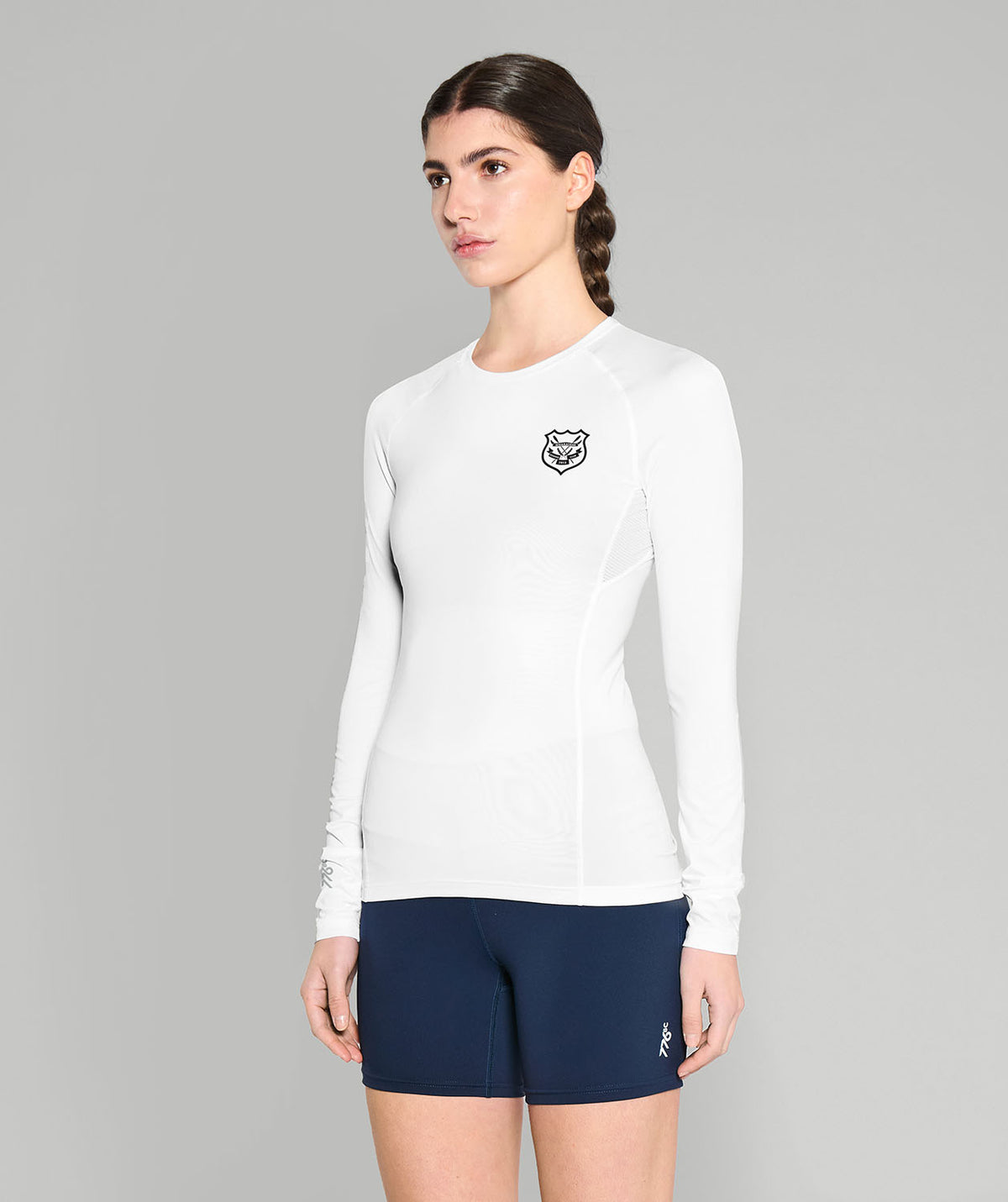 Women's Whakatane Rowing Club Base Layer LS - White