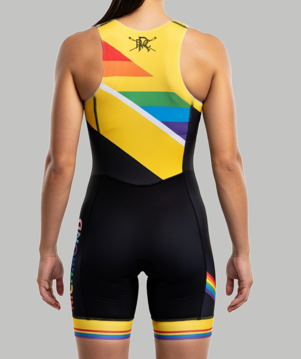 Women's Richmond Pride Rowing Club Pro Unisuit - Yellow/Black