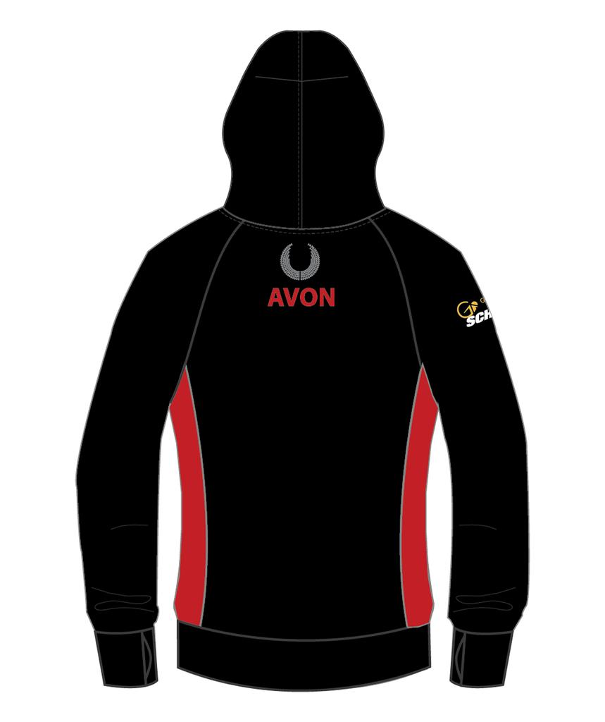 Women's Avon Rowing Full Zip Hoodie - Black