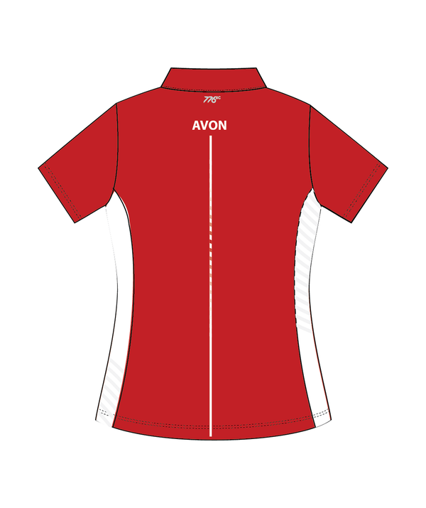 Women's Avon Rowing Polo SS - Red