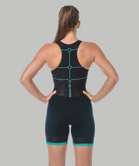 Women's Motion Unisuit - Black/Capri