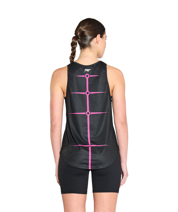 Women's Motion Pro Training Tank - Black/Neon Pink