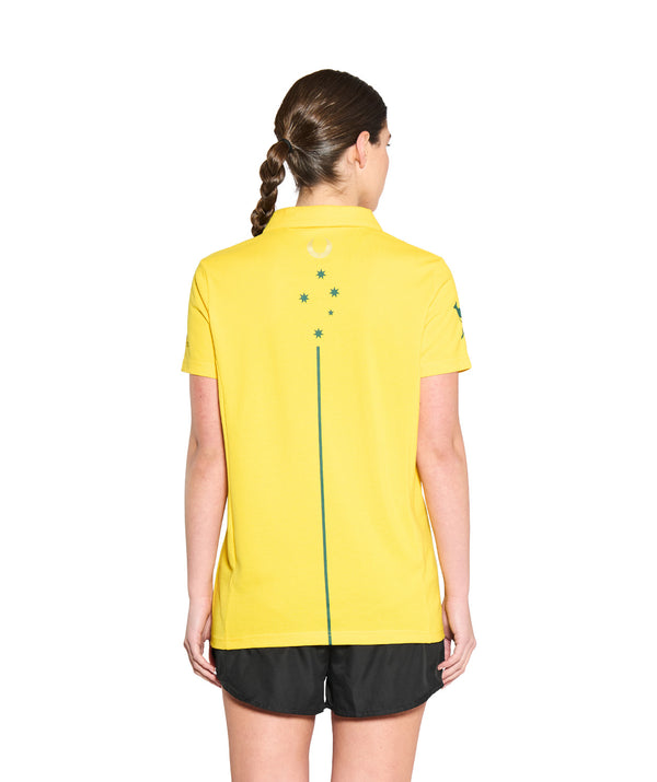 Women's Rowing Australia Supporter Club Pique Polo SS - Yellow