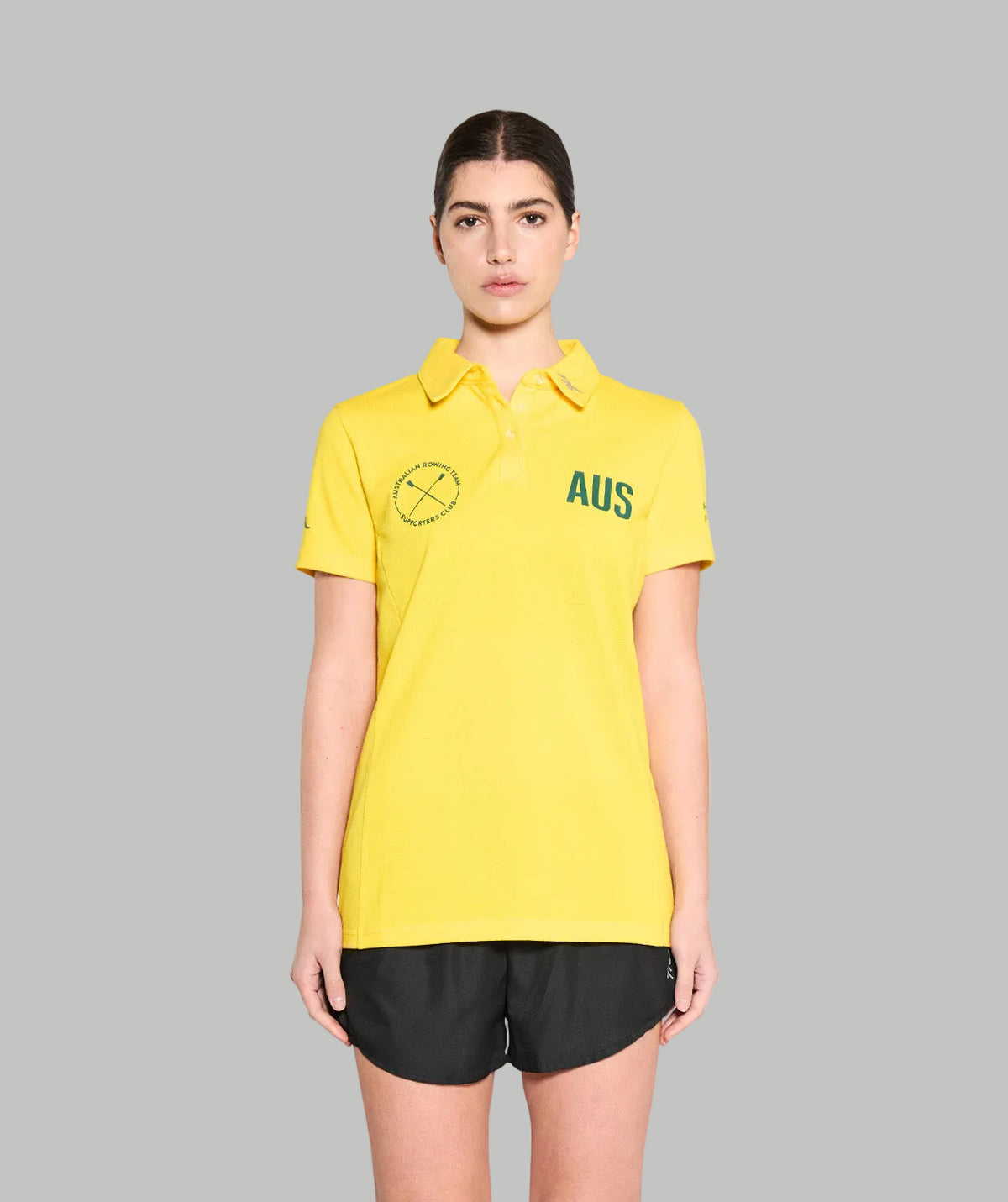Women's Rowing Australia Supporter Club Pique Polo SS - Yellow