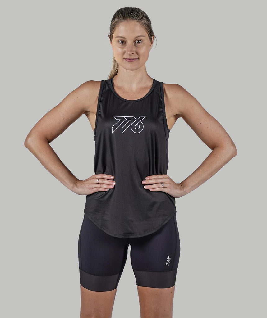 Women's Training Tank - Black/White