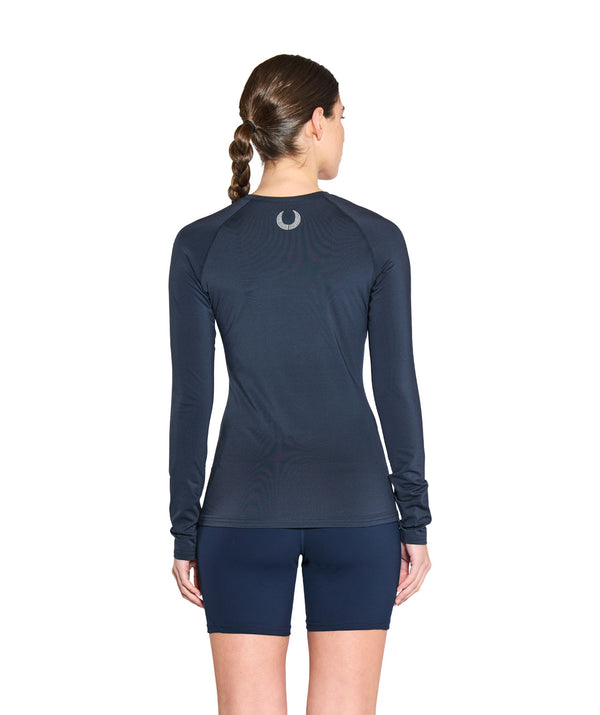 Women's Wreath Winter Base Layer LS - Navy