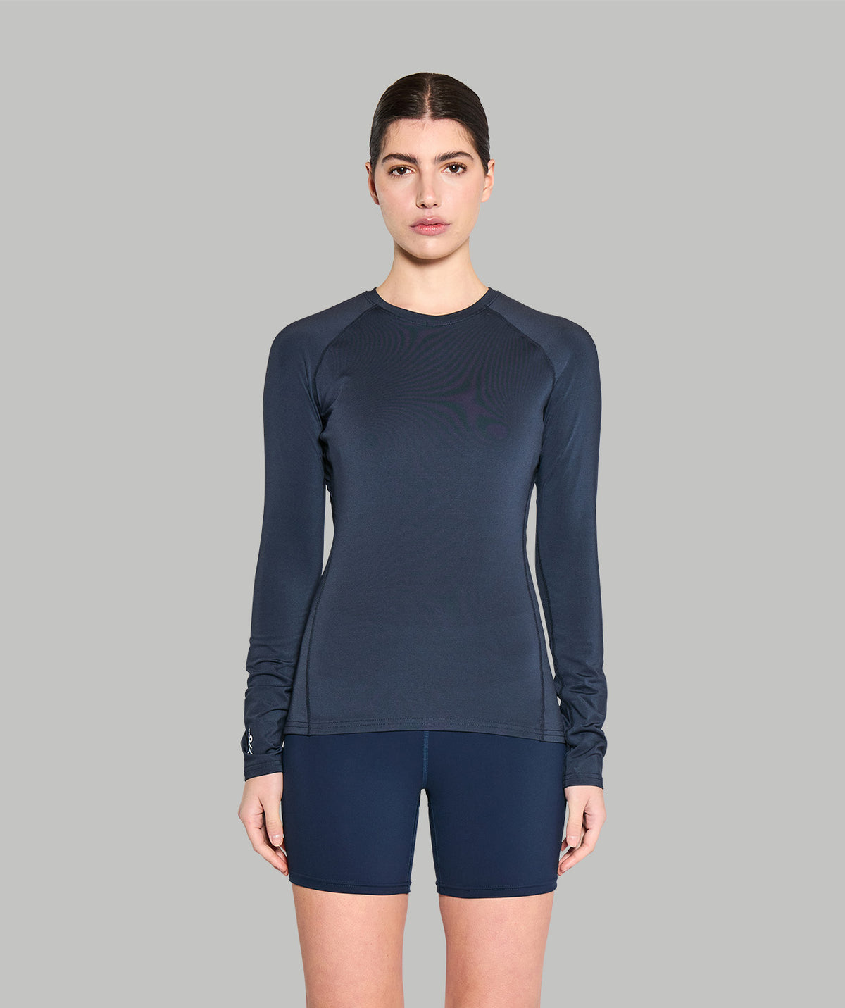 Women's Wreath Winter Base Layer LS - Navy