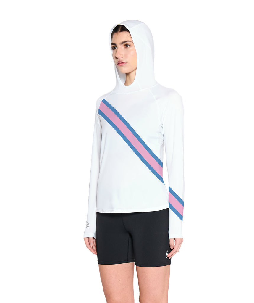 Women's Legacy Summer Hoodie LS - Heritage Pink