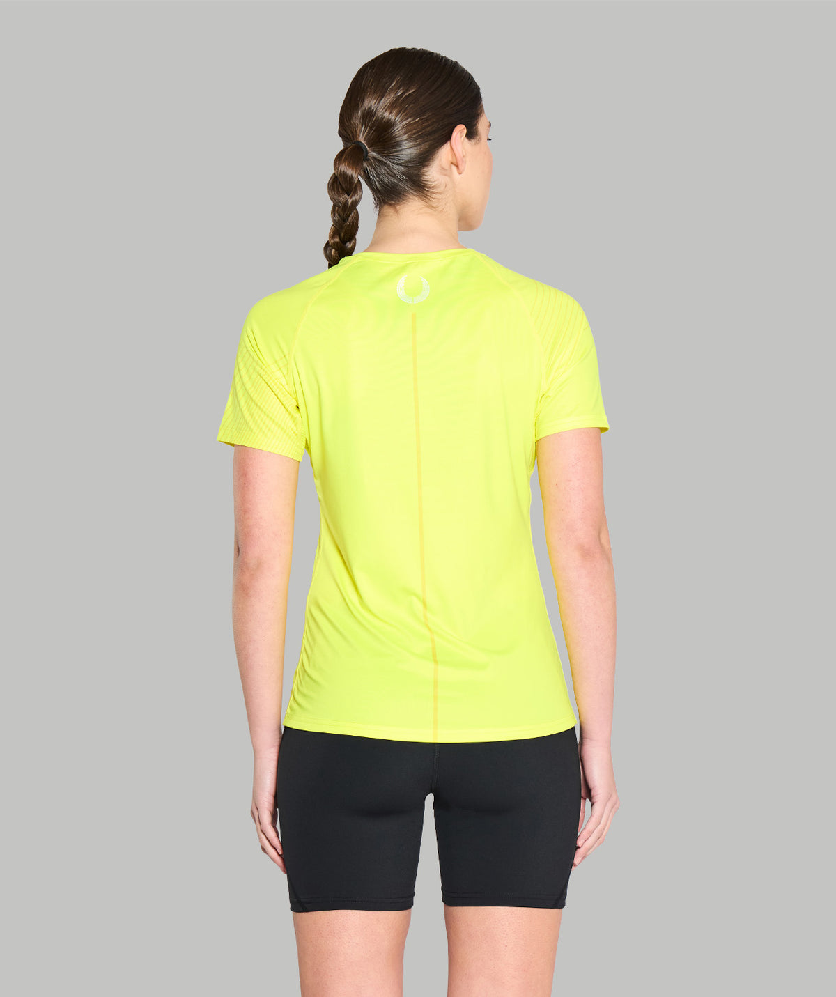 Women's Wreath Summer Base Layer SS - Graphic Neon Yellow