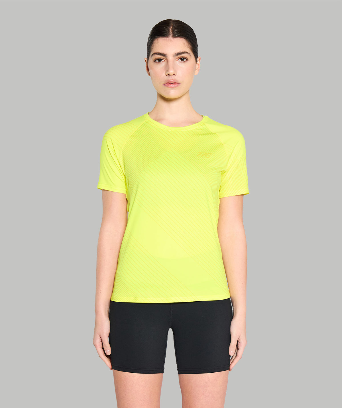 Women's Wreath Summer Base Layer SS - Graphic Neon Yellow