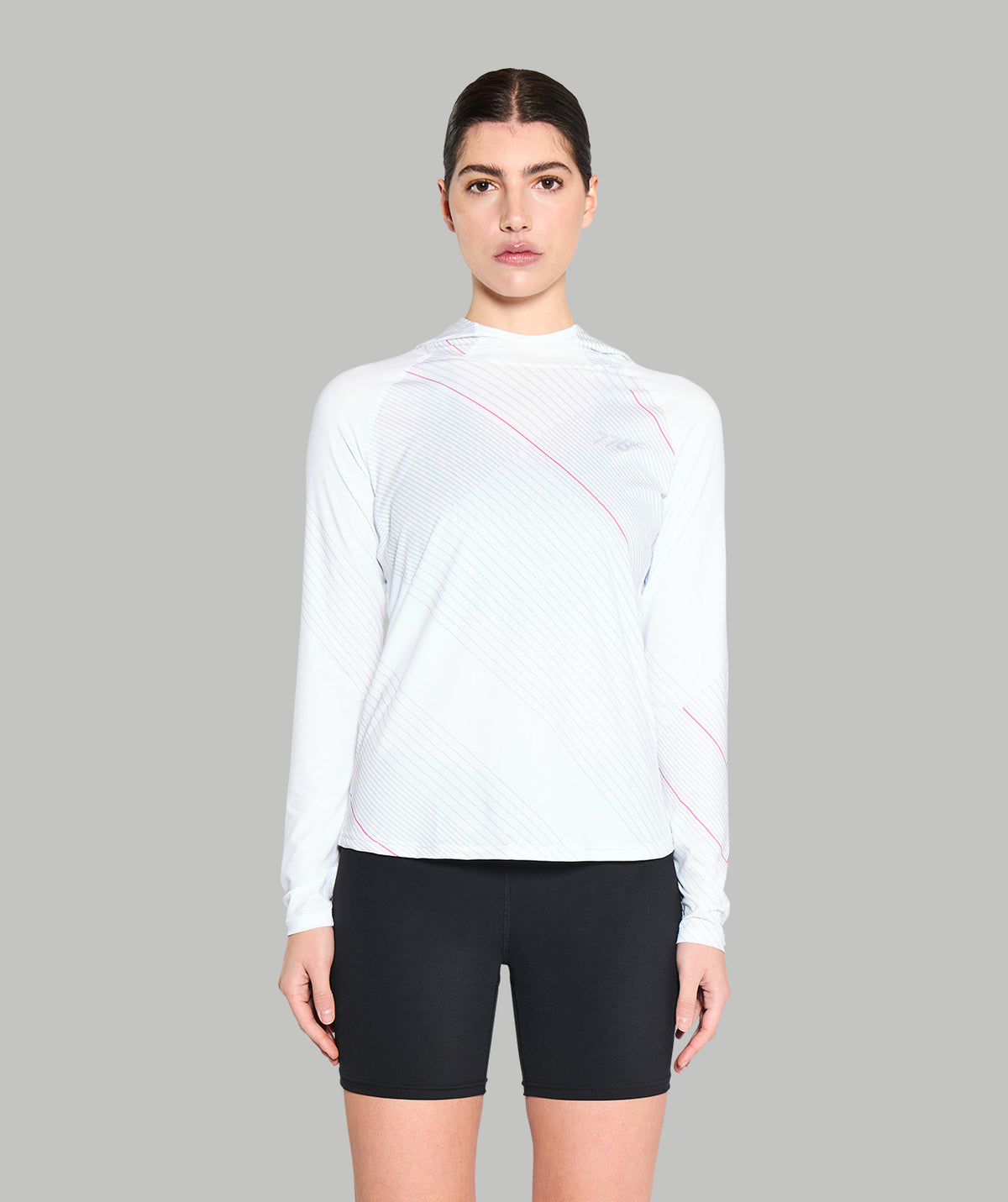 Women's Wreath Sun Hoodie - Graphic White