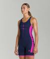 Women's 776BC Motion Aero Unisuit - Navy/Neon Pink