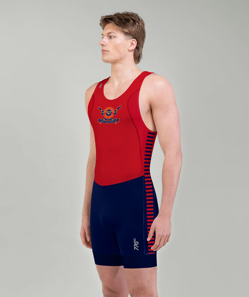 Men's Yarra Yarra Rowing Club Pro Unisuit - Navy/Red