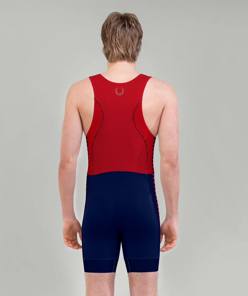 Men's Yarra Yarra Rowing Club Pro Unisuit - Navy/Red