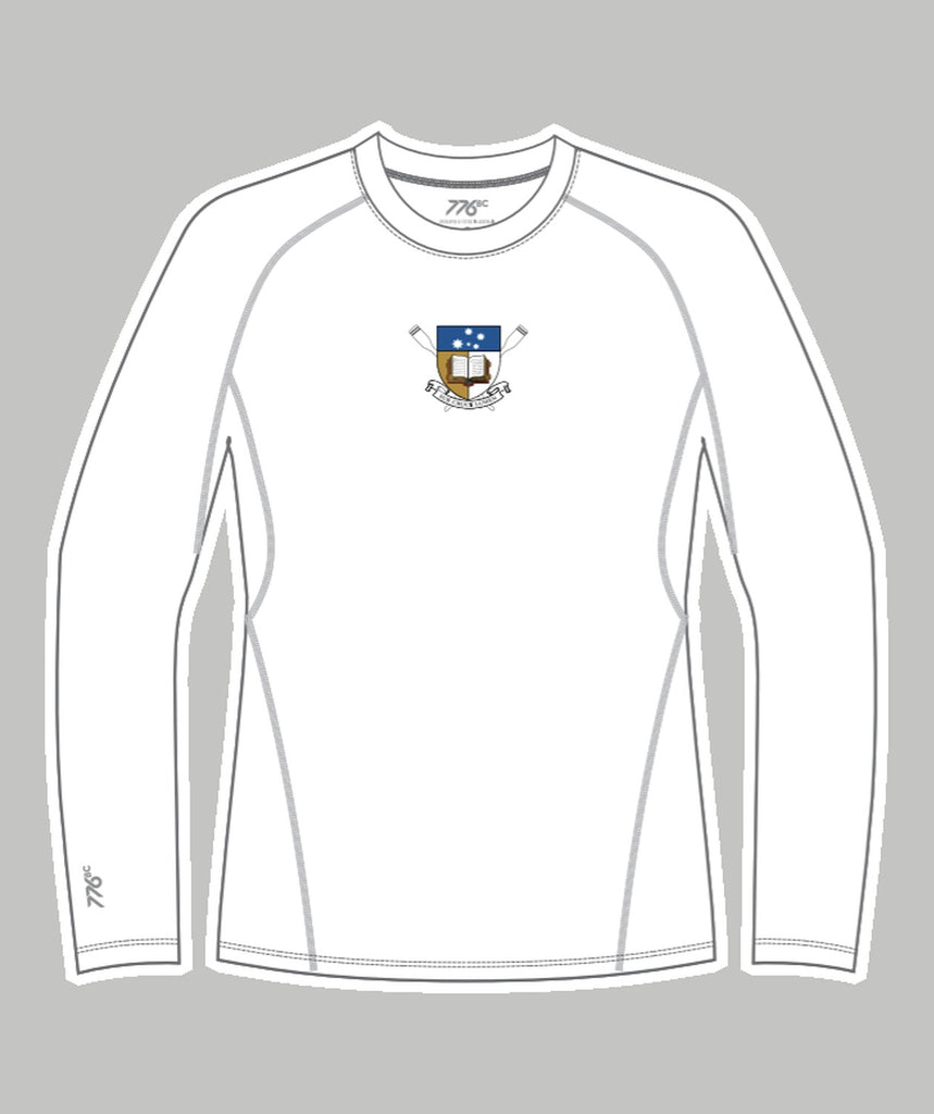 Men's AUBC Base Layer LS - White