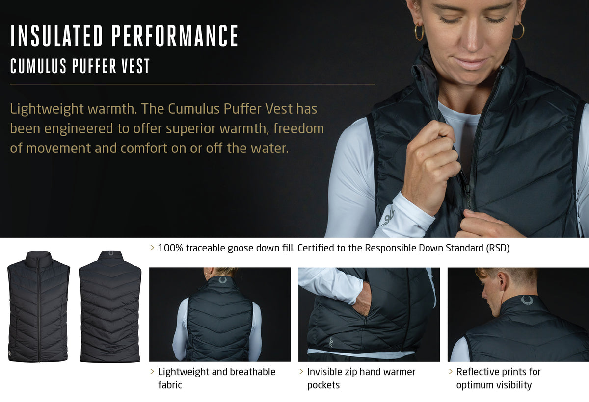 Men's Cumulus Puffer Vest - Black