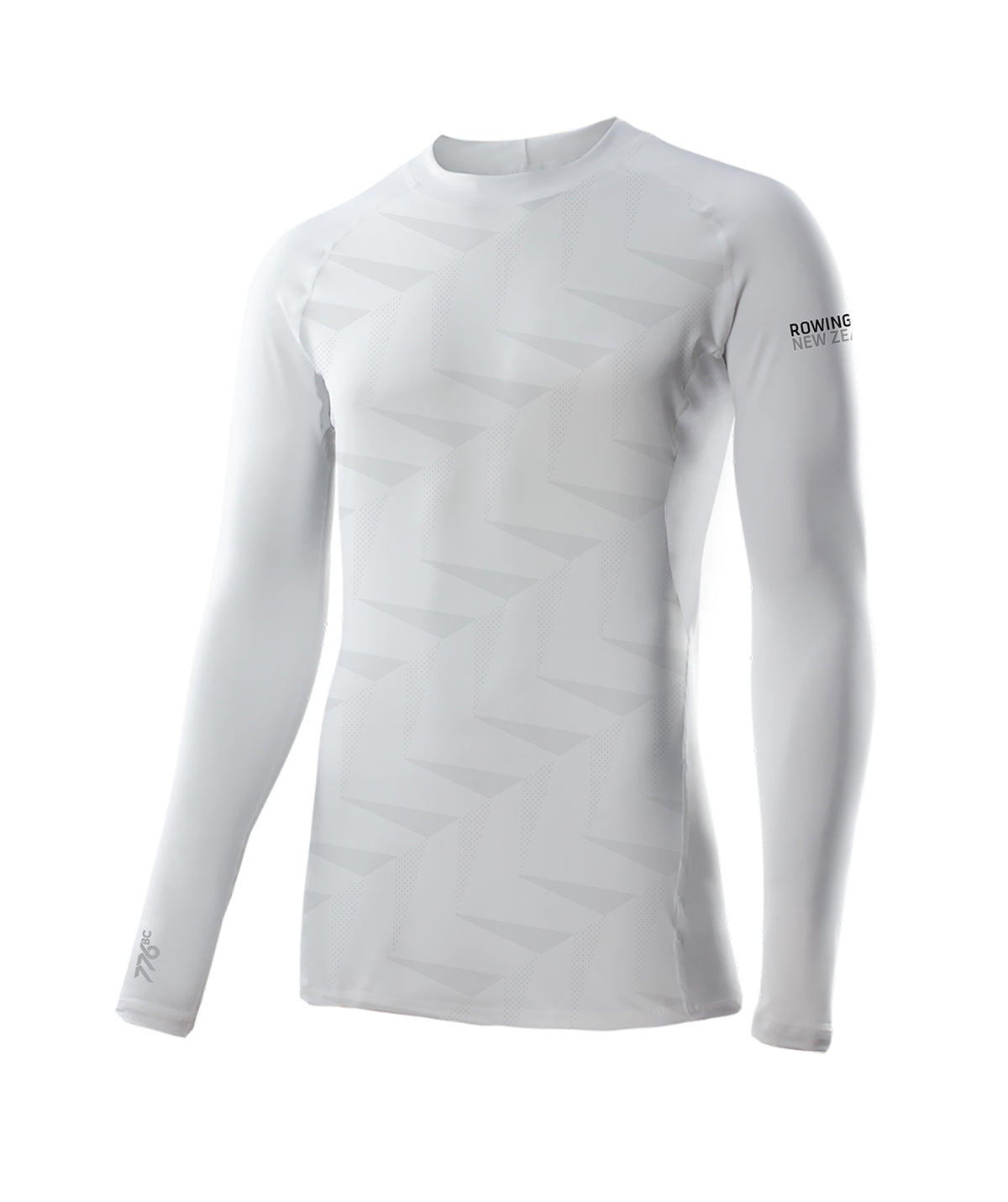 Men's 776BC x Rowing NZ Performance Base Layer LS - White