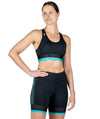 Women's Pro Crop - Black/Capri